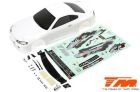 Team Magic Karosserie 1/10 Touring / Drift 190mm Fertig lackiert keine Löcher S15 Weiss / TM503319WA