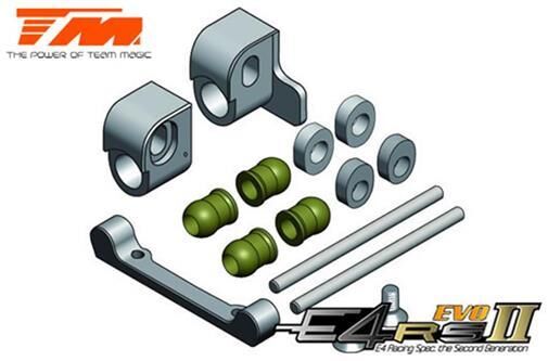 Team Magic Tuningteil E4RS II / EVO / JS II / JR II Aluminium 7075 Querlenker halter hinten / TM507285