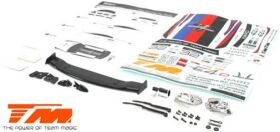 Team Magic Karosserie 1/10 Touring / Drift 190mm Fertig lackiert keine Löcher 320 Braun / TM503316BNA