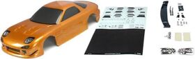 Team Magic Karosserie 1/10 Touring / Drift 190mm Fertig lackiert keine Löcher RX7 Gold / TM503321GDA