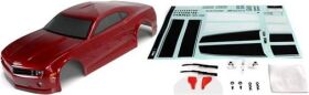 Team Magic Karosserie 1/10 Touring / Drift 195mm Fertig lackiert keine Löcher CMR Dunkel Rot / TM503323DRA