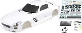 Team Magic Karosserie 1/10 Touring / Drift 190mm Fertig lackiert keine Löcher SLS Weiss / TM503326WA