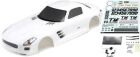 Team Magic Karosserie 1/10 Touring / Drift 190mm Fertig lackiert keine Löcher SLS Weiss / TM503326WA