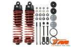 Team Magic Ersatzteil E6 V-GEN Adjustable Shock Absorber Set-Alum. (2) / TM505506BK