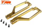 Team Magic Tuningteil E6 Trooper / Trooper II / E6 III Aluminium Gold eloxiert Querlenker oben (2 Stk.) / TM505222GD
