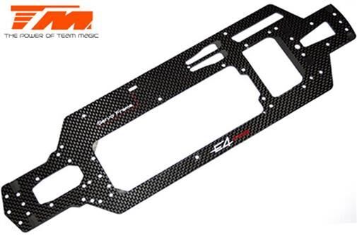 Team Magic Ersatzteil E4RS/FS/JS/JR/D Chassis Kohlefaser 2.5mm SONDEPREIS / TM503231