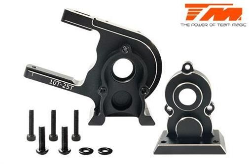 Team Magic Ersatzteil E6 V-GEN CNC Machined Central Gear Box / TM505514BK