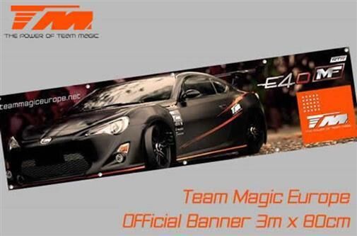 Team Magic Banner Team Magic E4D-MF T86 300 x 80cm / TM-B-3