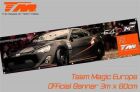Team Magic Banner Team Magic E4D-MF T86 300 x 80cm / TM-B-3