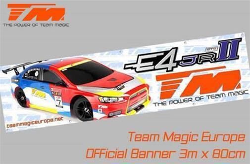 Team Magic Banner Team Magic E4JR II 300 x 80cm / TM-B-4