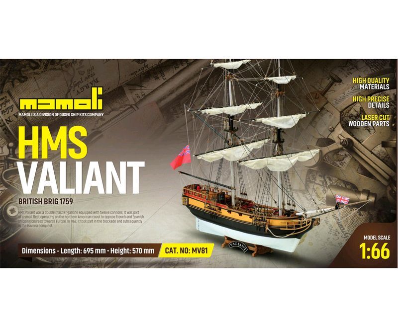 Mamoli HMS Valiant Bausatz 1:66 / 21781