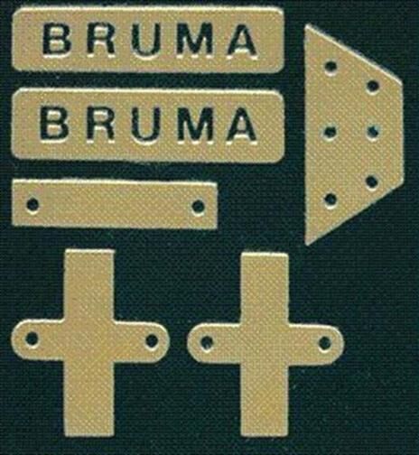 Krick Fotoätzplatte Bruma Motorsegelyacht / 844035