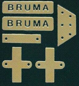 Krick Fotoätzplatte Bruma Motorsegelyacht / 844035