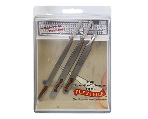 Flex-I-File Mikro Pinzetten 3er Set / AA1200