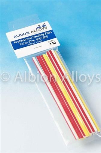 ALBION ALLOYS Krick Profi-Sandpapierfeile 3x165 mm extrafein (VE12) / AA140