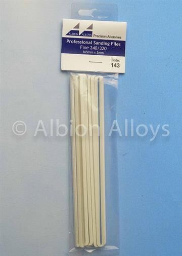 ALBION ALLOYS Krick Profi-Sandpapierfeile 3x165 mm fein (VE12) / AA143