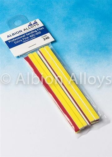 ALBION ALLOYS Krick Profi-Sandpapierfeile 6x165 mm extrafein (VE10) / AA240