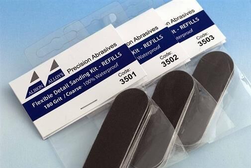 ALBION ALLOYS Krick Flexible Detail-Schleif-Pad 400 Körnung 80x25 mm / AA3503