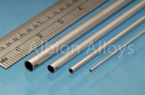ALBION ALLOYS Krick Aluminium Rohr 2x0,45x305 mm VE4 PG A / AAAT2M