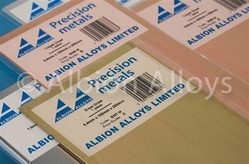 ALBION ALLOYS Krick Aluminium Folie 0,15x100x250 mm VE2 PG B / AASM9M