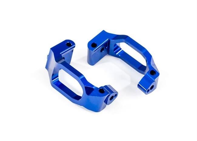 Traxxas MAXX Caster-Blocks (C-Hubs) l/r Alu blau / TRX8932X