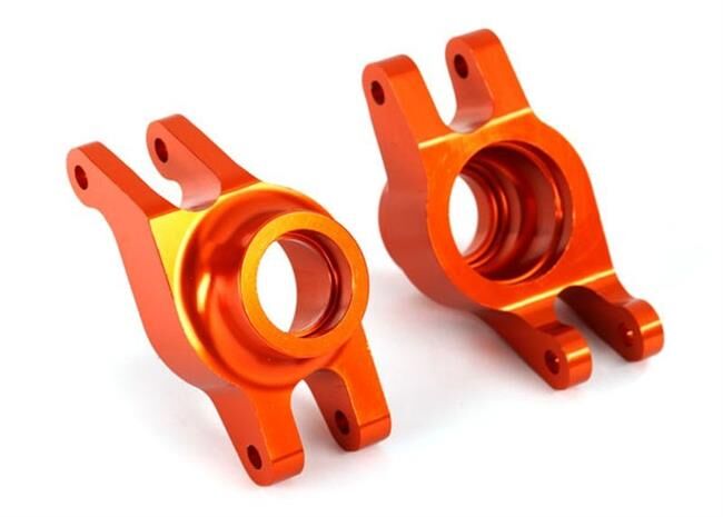 Traxxas Maxx® Rädträger hinten l/r Alu orange / TRX8952A