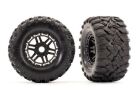 Traxxas Reifen auf Felge montiert Felge schwarz Maxx® All-Terrain Reifen / TRX8972