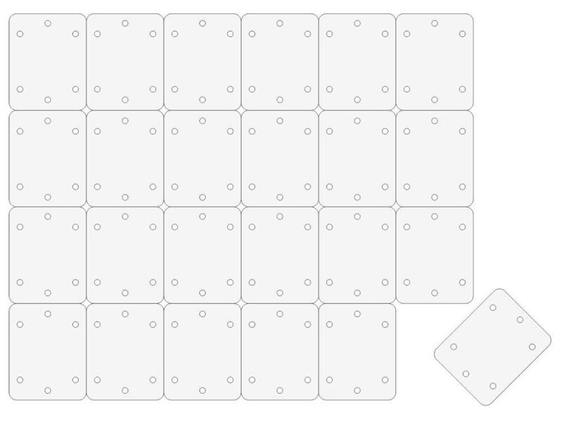 Extron Patentscharnier 25 x 20mm (VE=24St.) / X2020