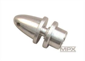 Multiplex / Hitec RC Mitnehmer mit Spinner für PERMAX 400, Welle 2,3mm, PropB 6mm / 332300