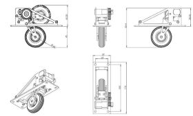 PICHLER Einziehfahrwerk Segler 1/6 / C6034
