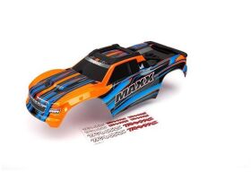 TRAXXAS Karo Maxx orange lackiert + Decal Sheet / TRX8911T