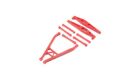 Axial Ersatzteil Yeti Jr. Rear Axle Link Set (Red) / AXI31604