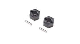 LOSI Ersatzteil Wheel Nut, Black (4) MTXL / LOS252051