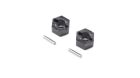 LOSI Ersatzteil Wheel Nut, Black (4) MTXL / LOS252051