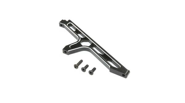 LOSI Ersatzteil Chassis Brace, Front, Aluminum, Black DBXL-E 2.0 / LOS351016
