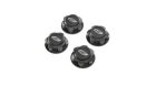 LOSI Ersatzteil Wheel Nut, Captured, Black (4) DBXL-E 2.0 / LOS352009