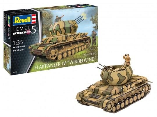 Revell Modellbausatz Flakpanzer IV Wirbelwind / 03296