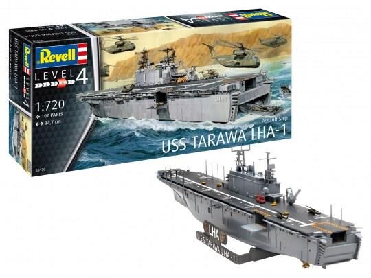Revell Plastikmodellbausatz Assault Ship USS Tarawa LHA-1 / 05170