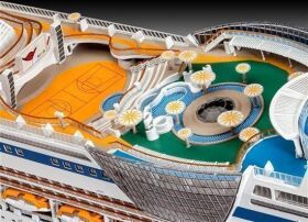 Revell Modellbausatz Cruise Ship AIDA (AIDAblu, sol, mar or stella) / 05230