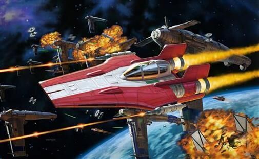 Revell Plastikmodellbausatz "Die letzten Jedi" Resistance A-wing Fighter, re / 06770