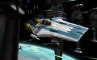 Revell Plastikmodellbausatz "Die letzten Jedi" Resistance A-wing Fighter, blau / 06773