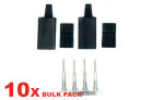 HRC Stecker Gold Servo UNI (FUT & JR) Buchse mit Clip (10 Stk.) HRC9202C