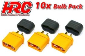 HRC Racing Stecker Gold XT60 mit Kappe männchen (10...