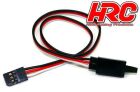 HRC Racing Servo Verlängerungs Kabel mit Clip Männchen/Weibchen UNI (FUT) typ 40cm Länge HRC9233CL