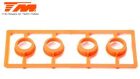 Team Magic Ersatzteil E4RS4 Exzentrisch Riemenspanner Orange (4 Stk.) TM507605