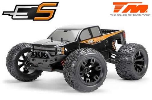 Team Magic Auto 1/10 Monster Truck 4WD RTR Brushless Wasserdicht E5 Schwarze Karosserie TM510001