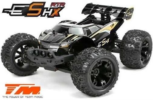 Team Magic Auto 1/10 Racing Monster 4WD RTR Brushless Wasserdicht E5 HX Schwarze/Orange TM510003O