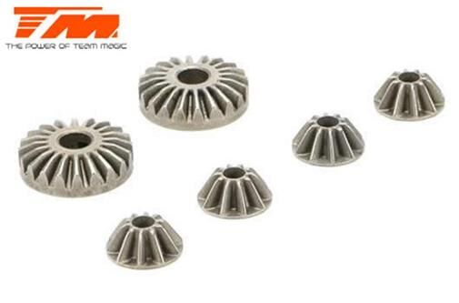 Team Magic Ersatzteil E5 Differential Bevel Gear Set (for 1 diff) TM510106