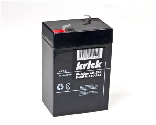 Krick Bleiakku 6V / 5Ah / 667254