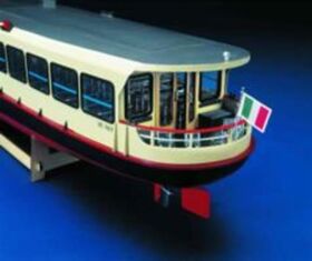 MANTUA RC Modell Boot Motobattello aus Venedig Baukasten...